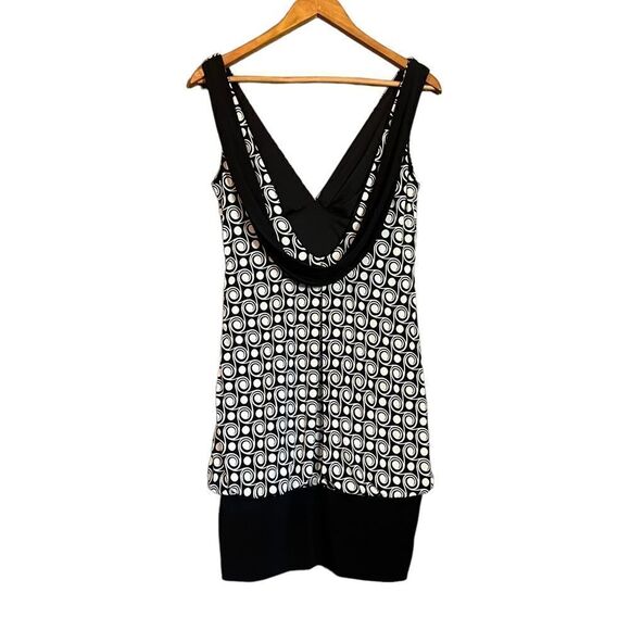 NWT! AB studio patterned sleeveless mini dress - Picture 9 of 10